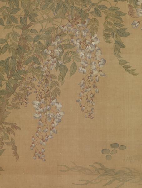 清惲壽平魚藻圖　軸