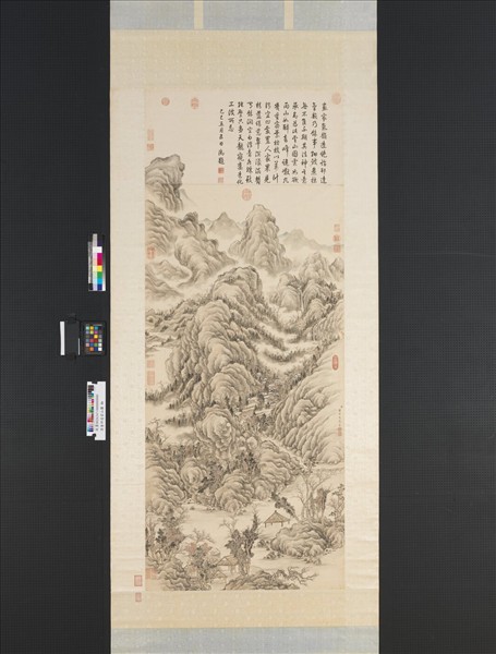 清董邦達雲山圖　軸