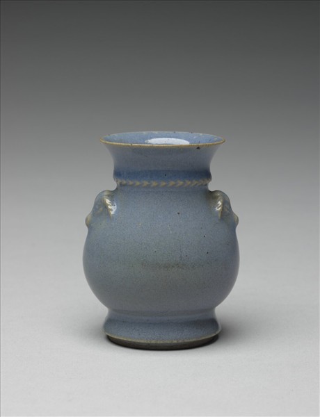 仿鈞釉獸耳小壺