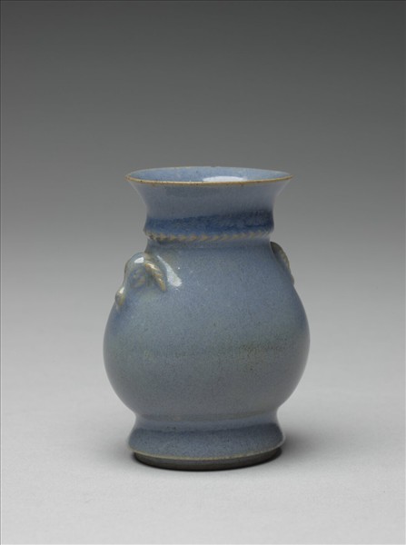 仿鈞釉獸耳小壺