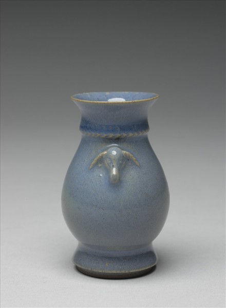 仿鈞釉獸耳小壺