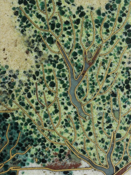 掐絲琺瑯御製詠春詩掛屏