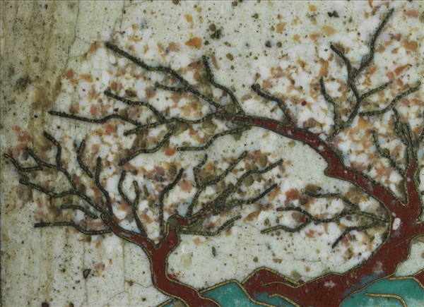 掐絲琺瑯御製詠春詩掛屏