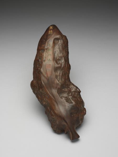 癭木蕉葉盤 附果核五顆