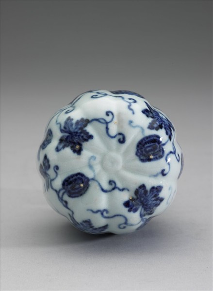 青花瓜瓞紋葫蘆瓶