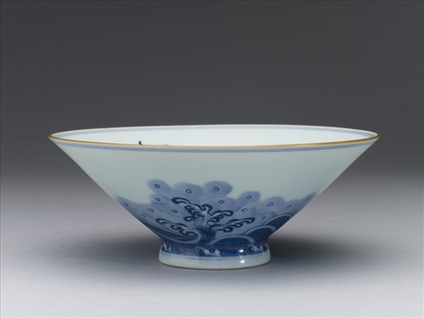 青花魚藻紋碗