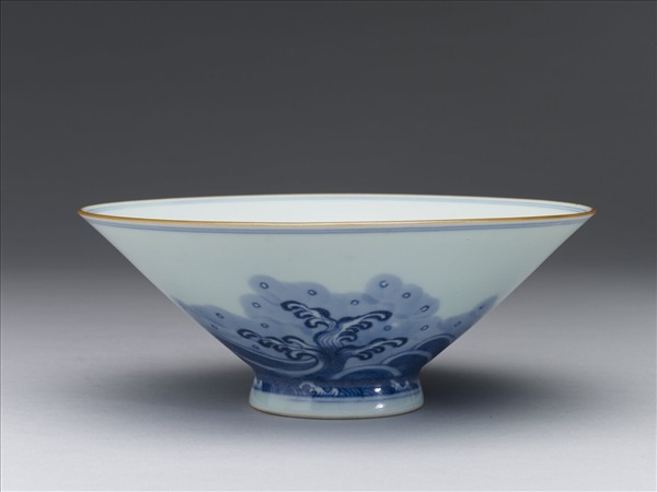 青花魚藻紋碗