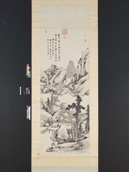 清羅牧林壑蕭疎圖　軸