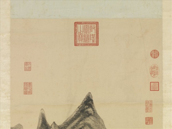 清王原祁雲壑流泉圖　軸