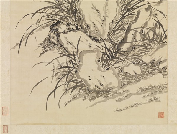 清錢載寫玉田詞意　軸