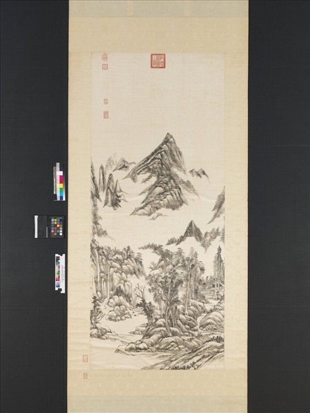 清王原祁山水　軸