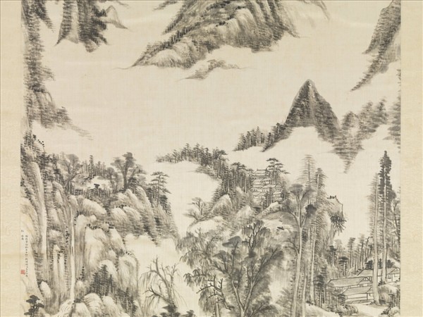 清王原祁山水　軸