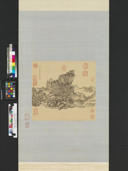 清王原祁畫山水　軸