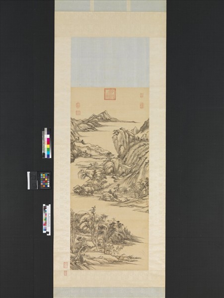 清王原祁江山清霽圖　軸