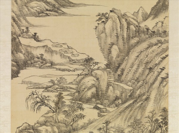 清王原祁江山清霽圖　軸