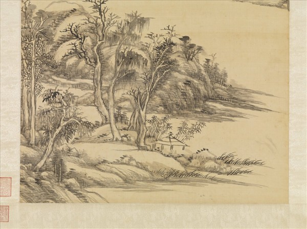 清王原祁江山清霽圖　軸