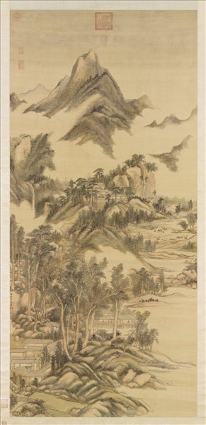 清王原祁雲山無盡圖　軸