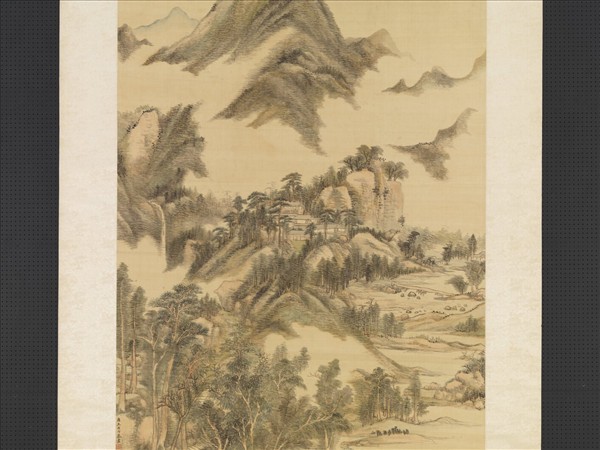 清王原祁雲山無盡圖　軸