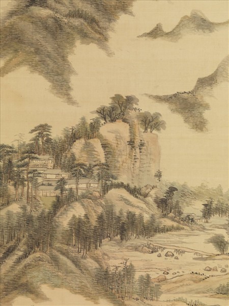 清王原祁雲山無盡圖　軸