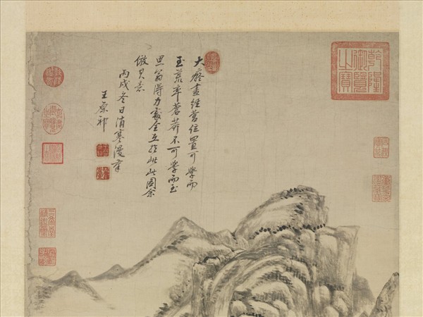 清王原祁仿黃公望山水　軸