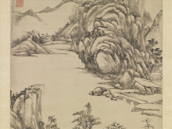 清王原祁仿黃公望山水　軸