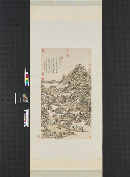 清王原祁仿黃公望山水　軸