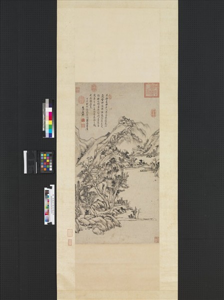 清王原祁仿黃公望筆意　軸