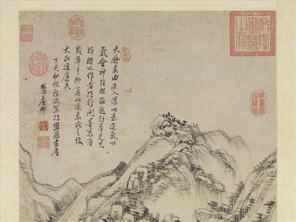 清王原祁仿黃公望筆意　軸