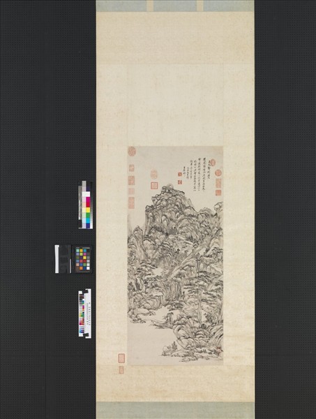 清王原祁仿王蒙筆意　軸