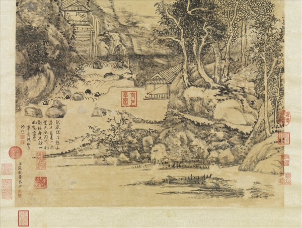 清張宗蒼畫山水　軸