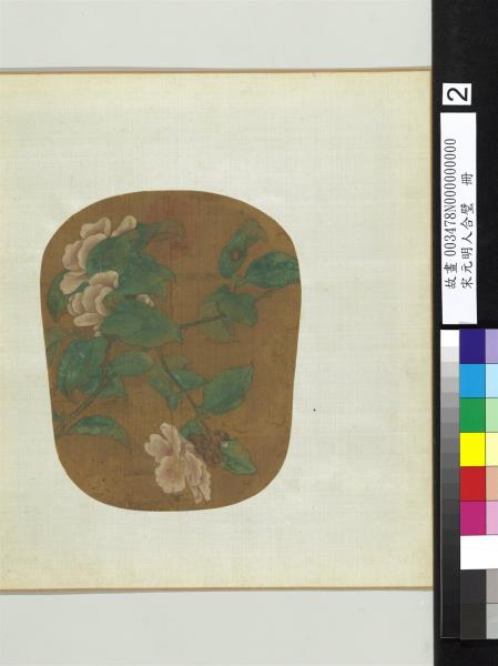 宋元明人合璧　冊　無款山茶