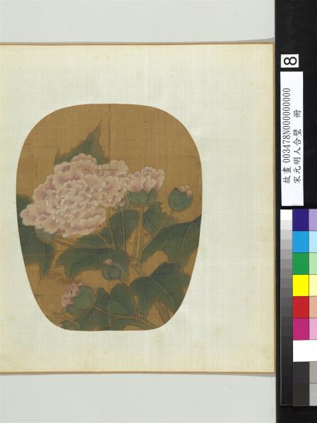 宋元明人合璧　冊　無款芙蓉