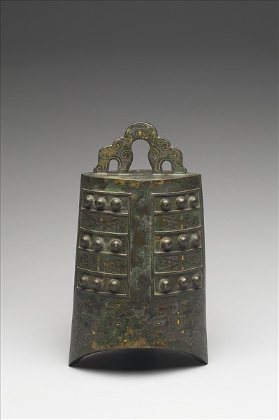 嵌金銀獸面紋鎛鐘