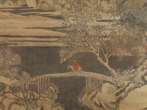 清王廷章雪景山水　軸