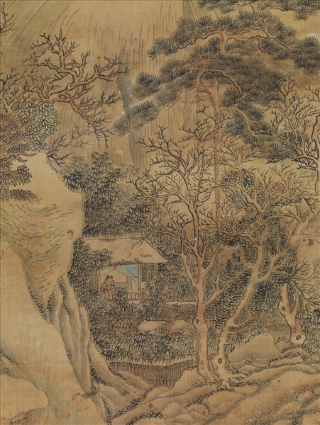 清王廷章雪景山水　軸