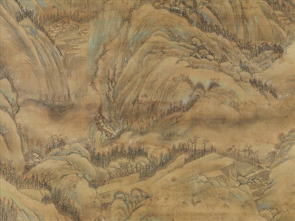 清王廷章雪景山水　軸