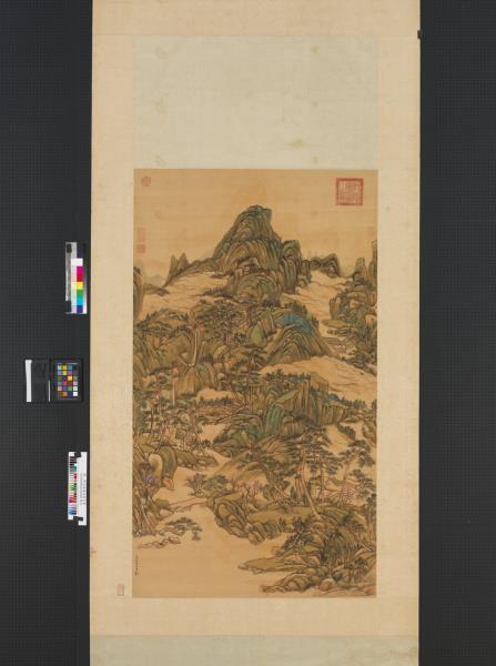 清王原祁春雲出岫　軸