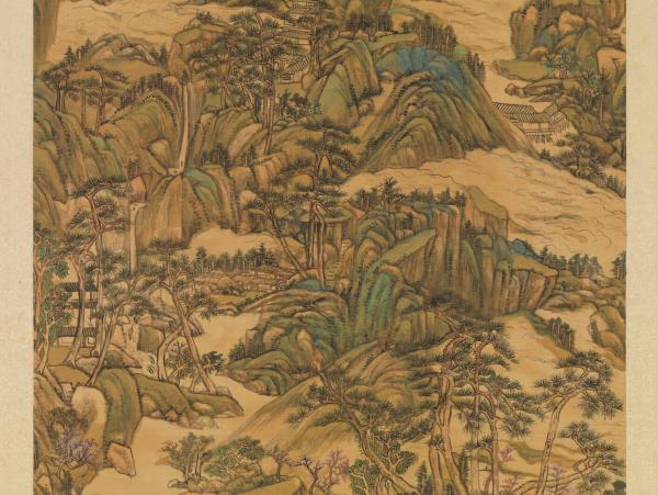 清王原祁春雲出岫　軸