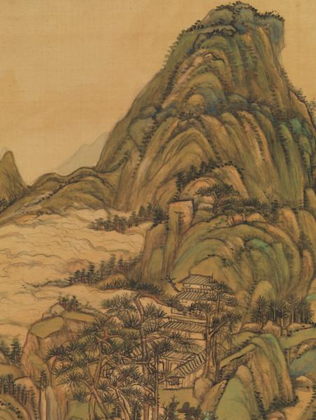 清王原祁春雲出岫　軸