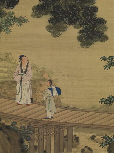 清黃應諶陋室銘圖　軸