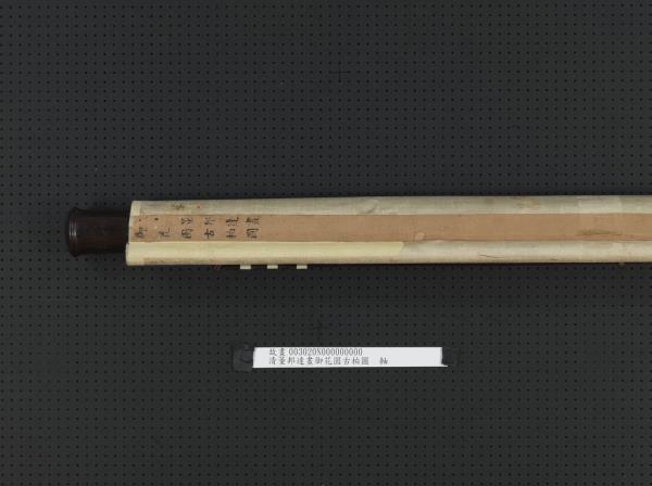 清董邦達畫御花園古柏圖　軸