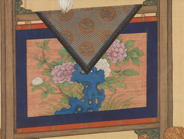 清賀清泰畫白海青　軸