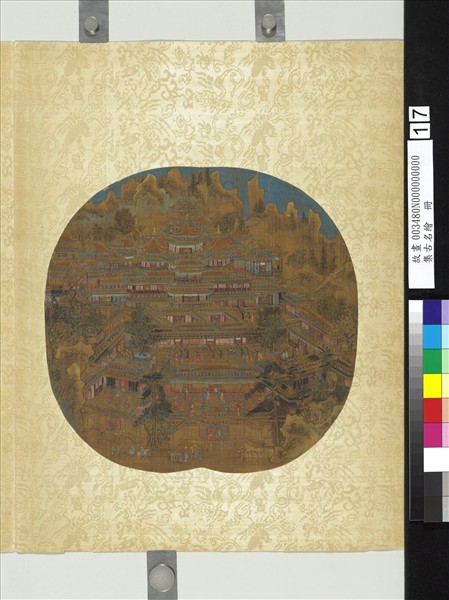 集古名繪　冊　無款宮苑圖