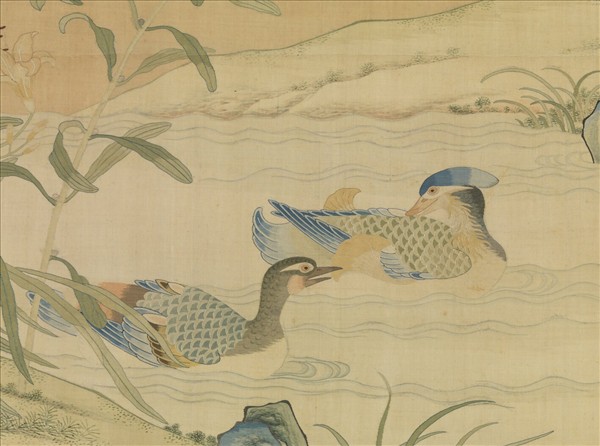 清緙絲香國流霞　軸