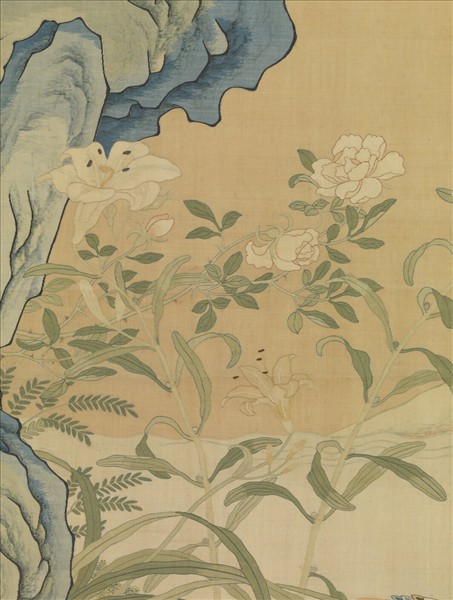 清緙絲香國流霞　軸