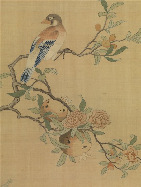 清緙絲香國流霞　軸