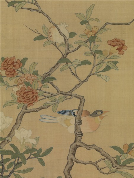 清緙絲香國流霞　軸