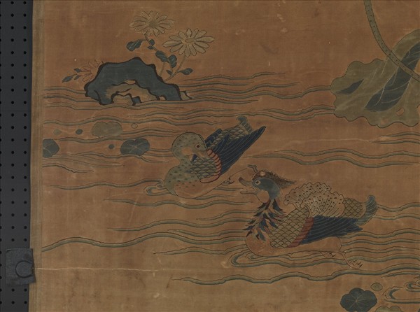 宋緙絲花鳥　軸