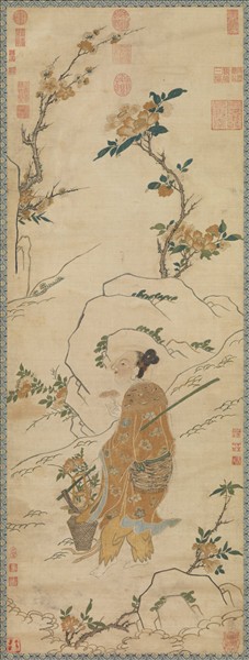 宋繡芝僊祝壽圖　軸