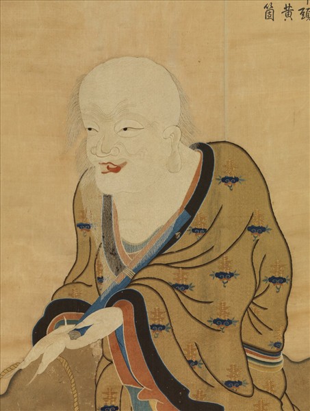 宋繡老子像　軸